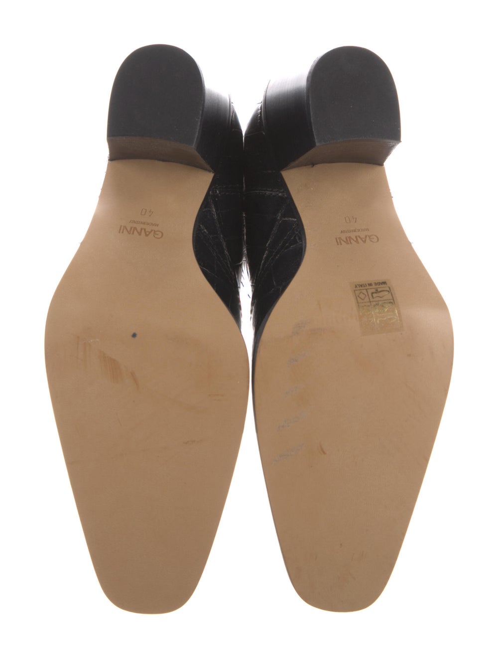 Ganni Embossed Leather Boots - image 5
