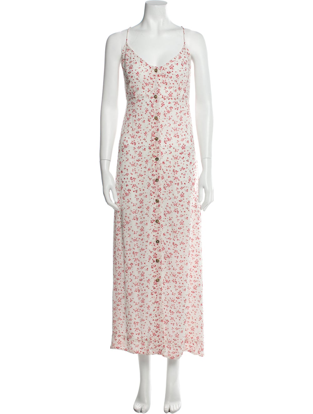 Ganni Floral Print Long Dress - image 1