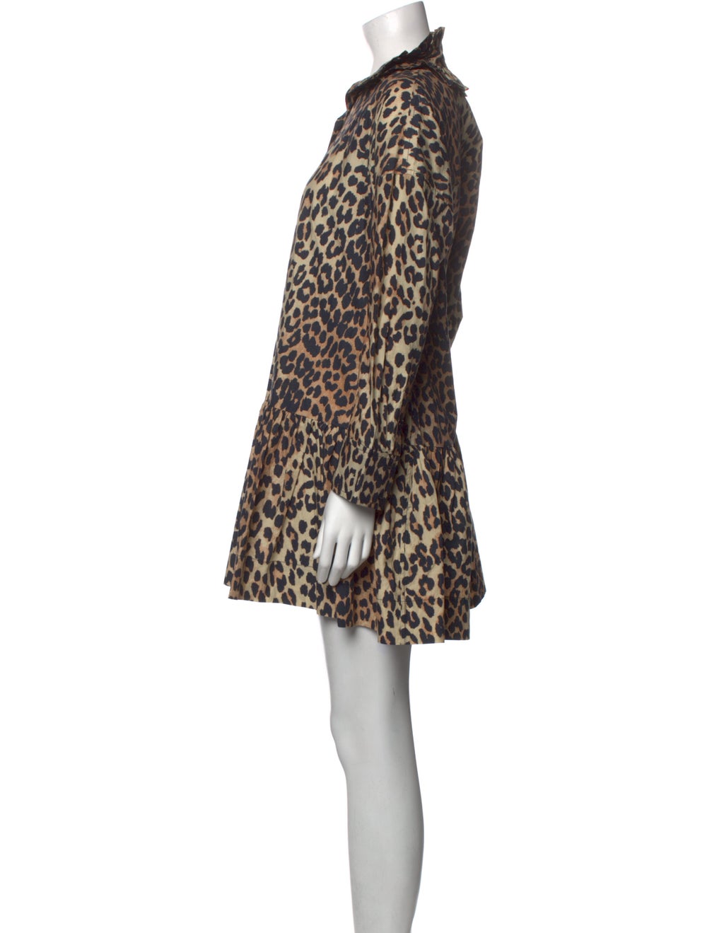 Ganni Animal Print Mini Dress - image 2
