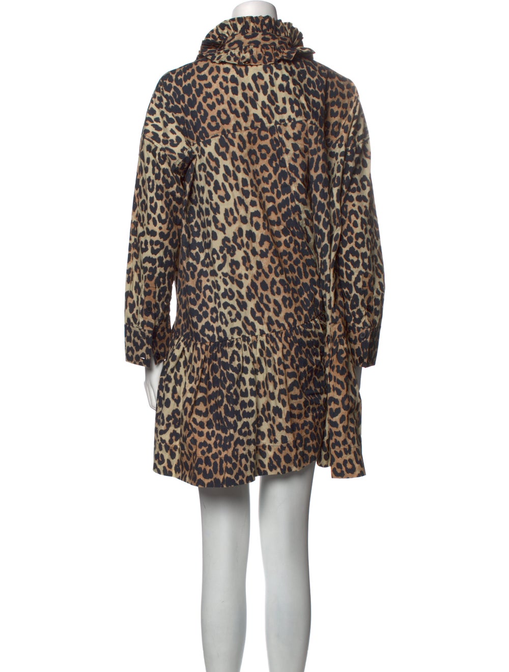Ganni Animal Print Mini Dress - image 3