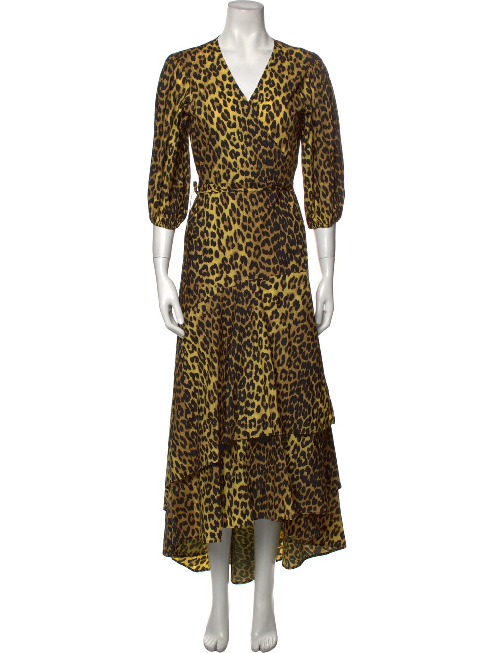 Ganni Animal Print Long Dress w/ Tags - image 1