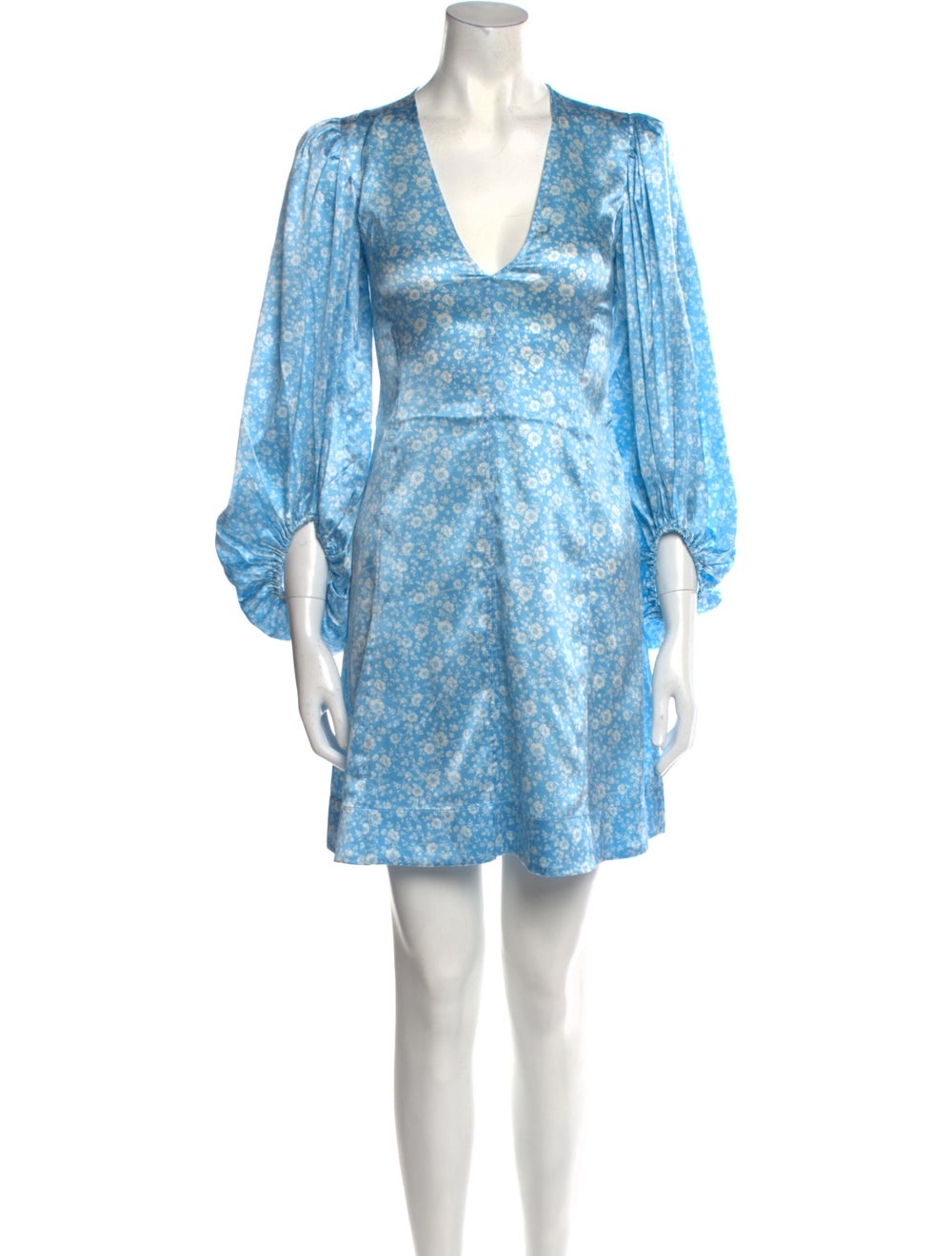 Ganni Silk Mini Dress - image 1