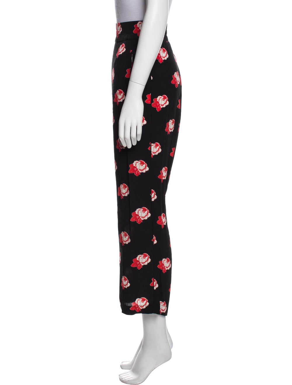 Ganni Floral Print Wide Leg Pants - image 2