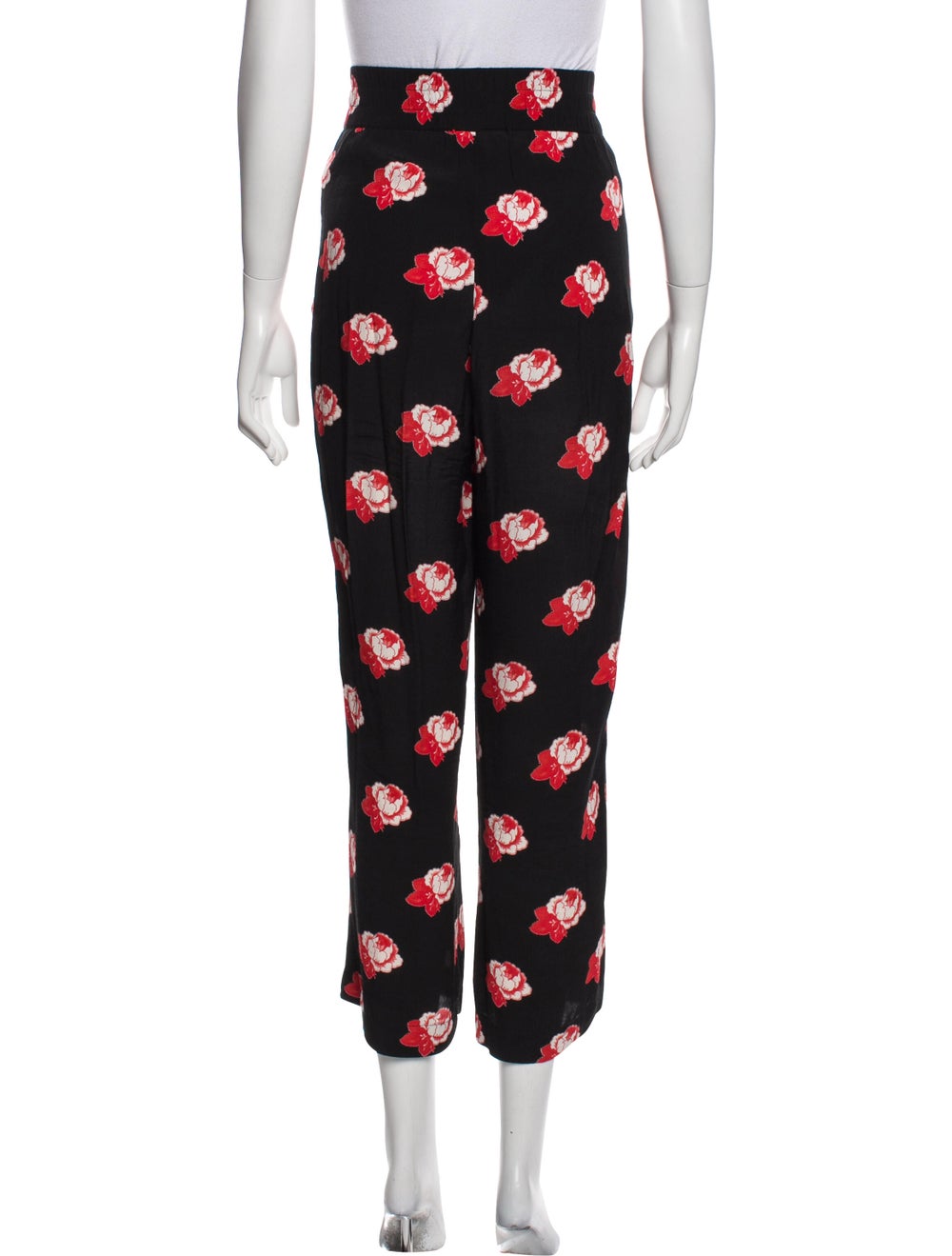 Ganni Floral Print Wide Leg Pants - image 3