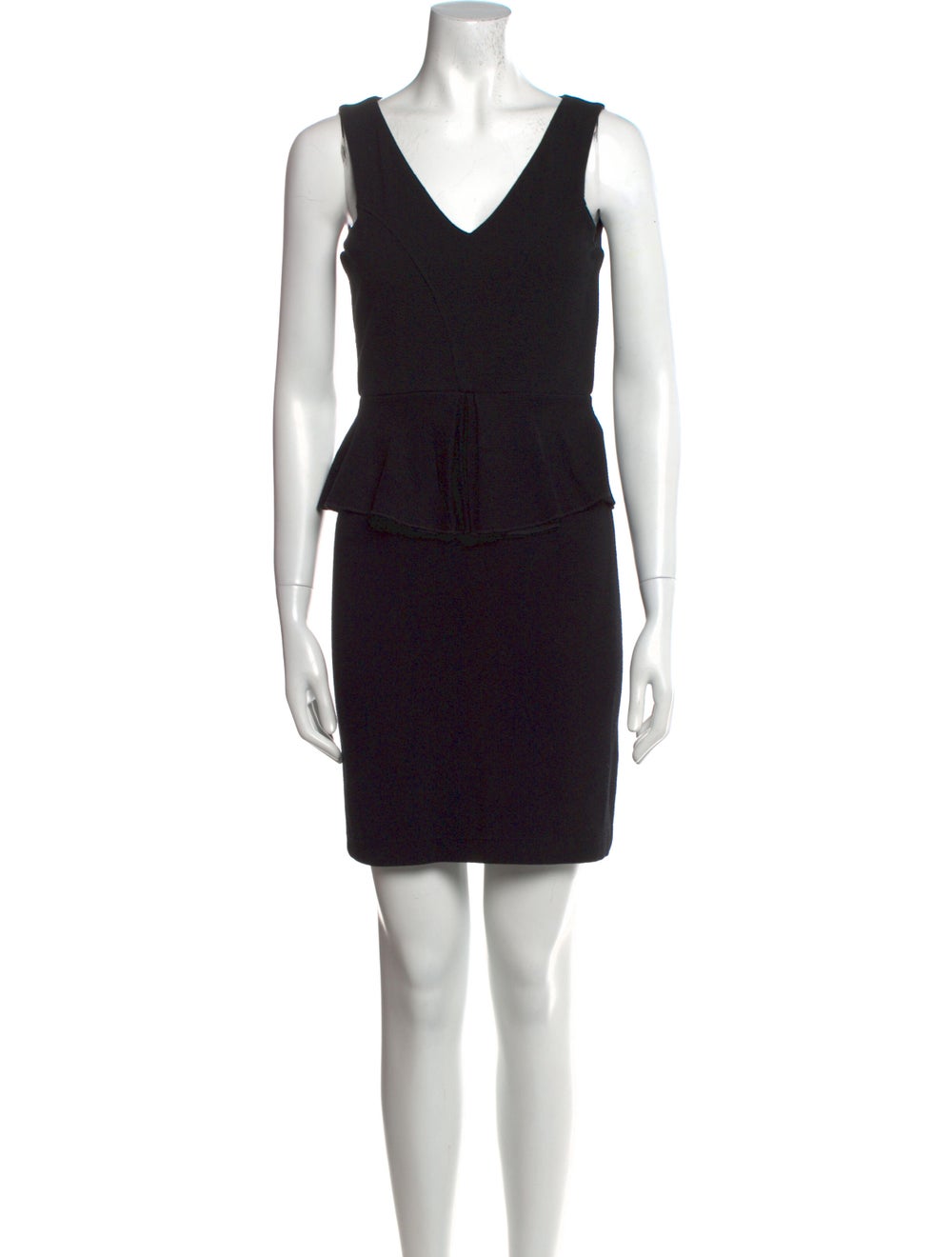 Ganni V-Neck Mini Dress - image 1
