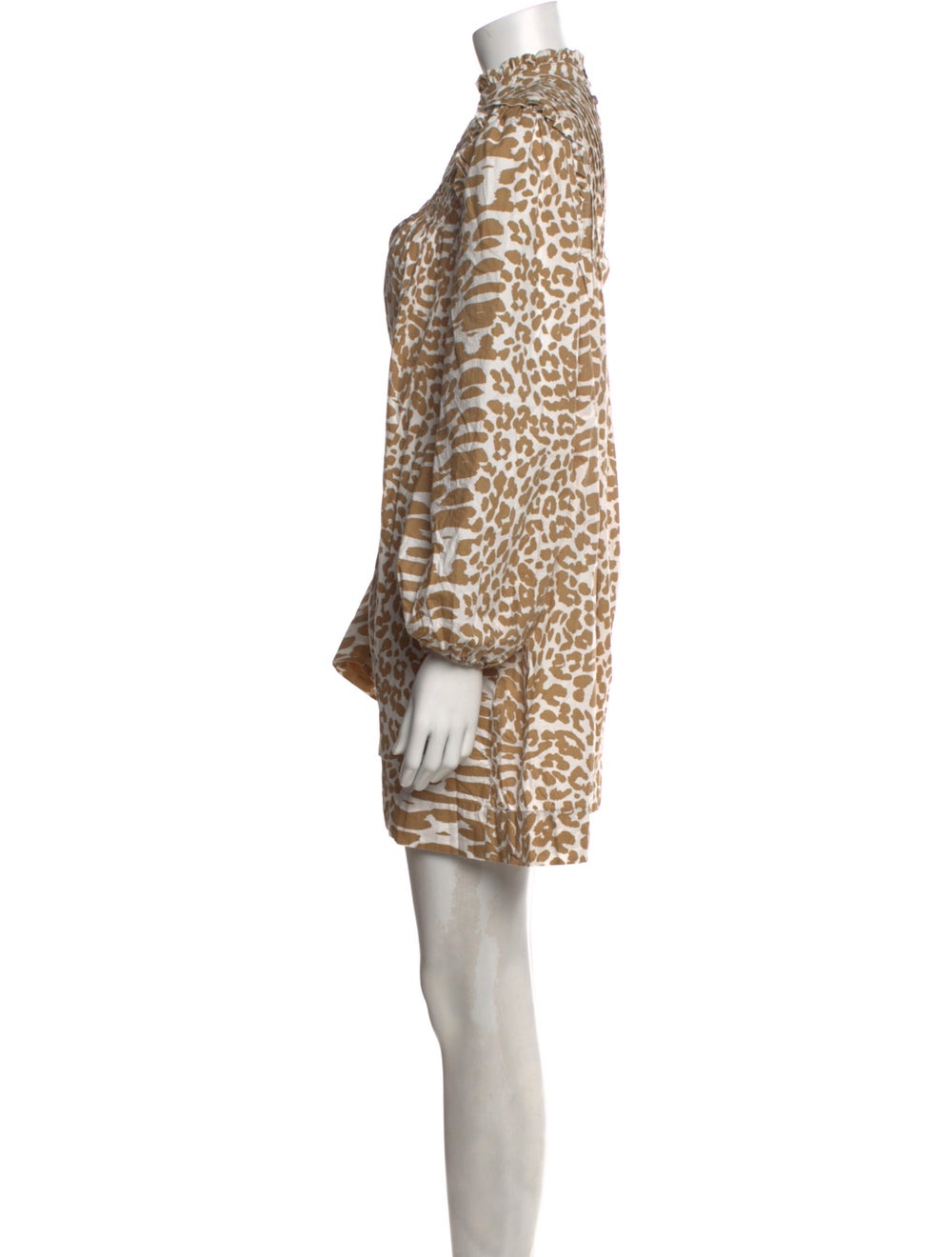 Ganni Animal Print Mini Dress - image 2