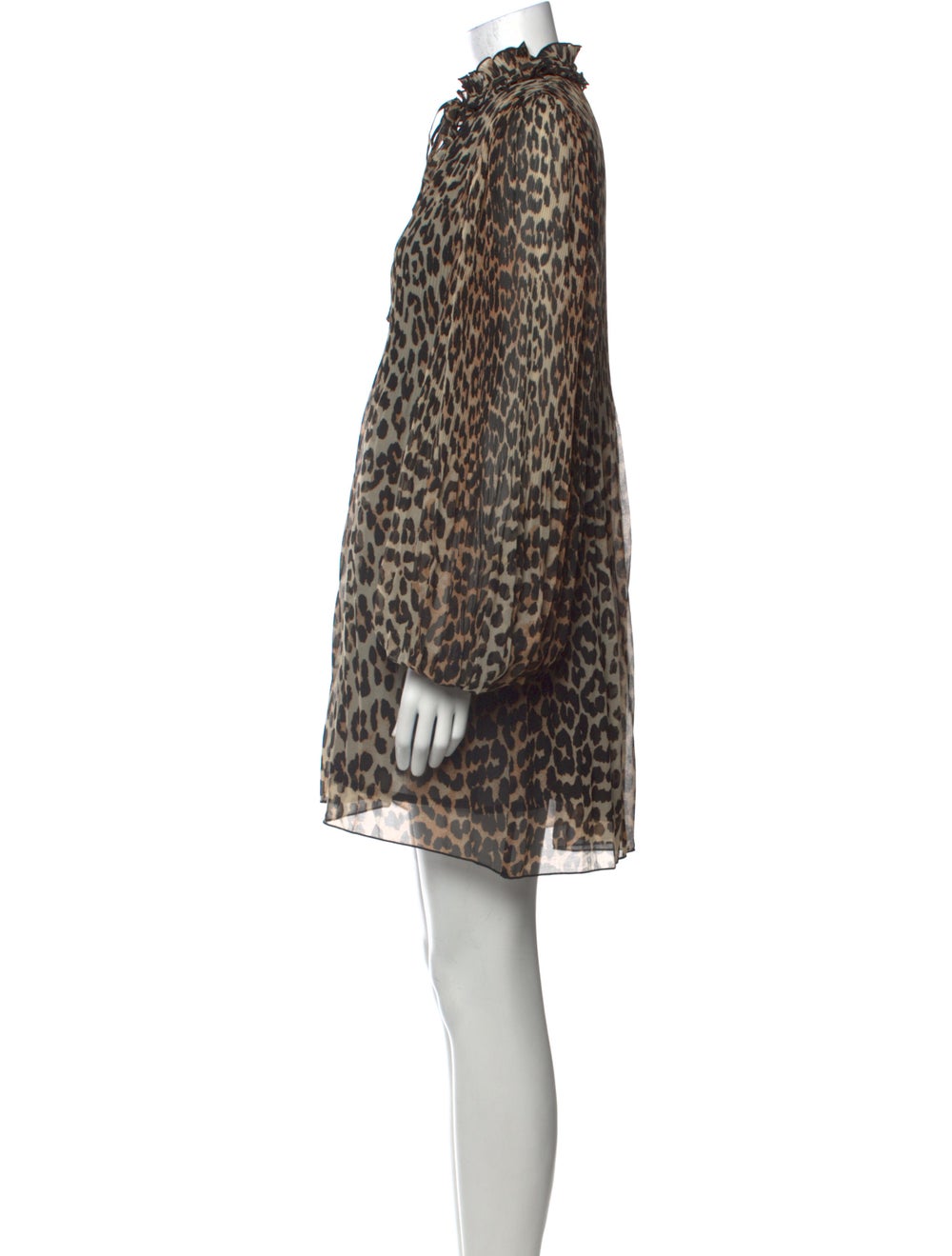 Ganni Animal Print Mini Dress - image 2