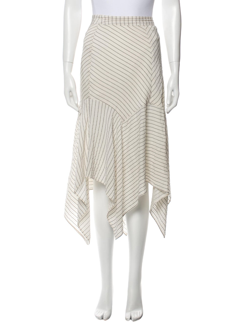 Ganni Silk Midi Length Skirt - image 1