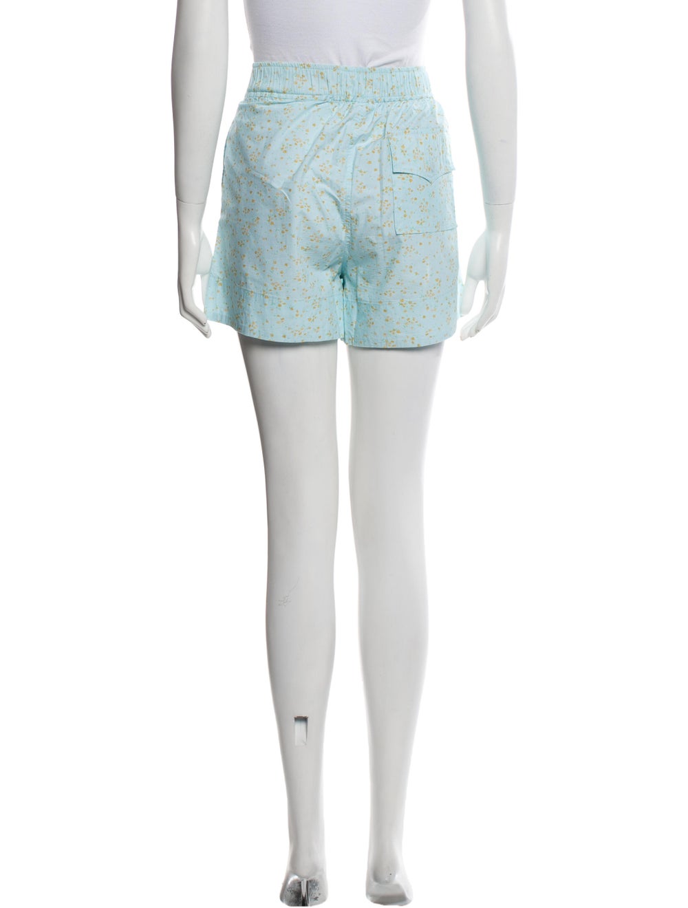 Ganni Floral Print Mini Shorts - image 3