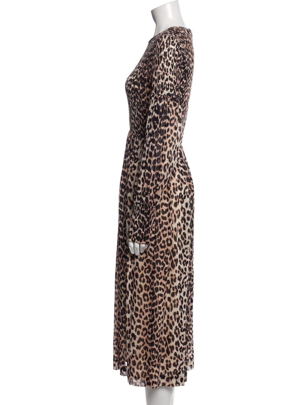 Ganni Animal Print Long Dress - image 2