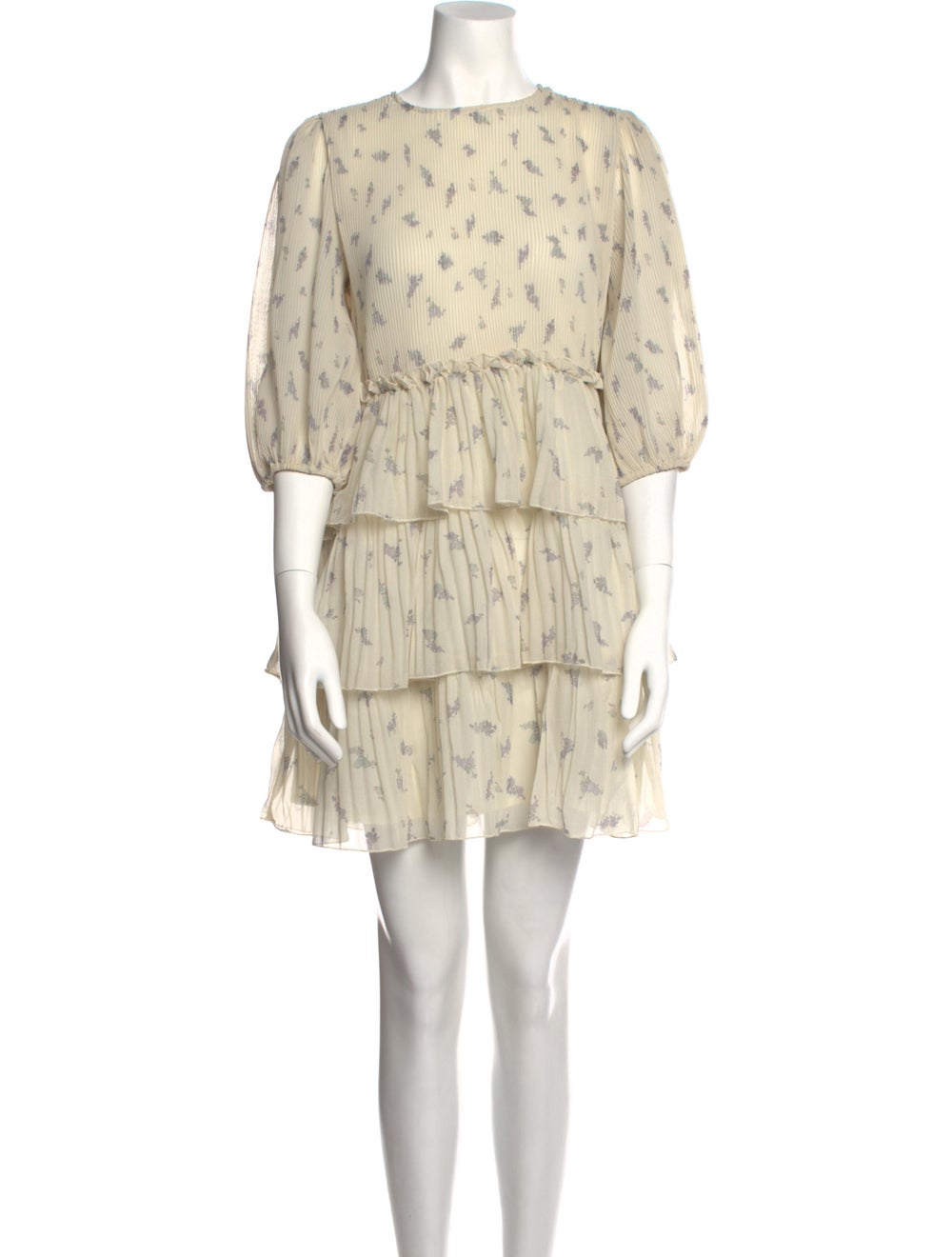 Ganni Printed Mini Dress - image 1
