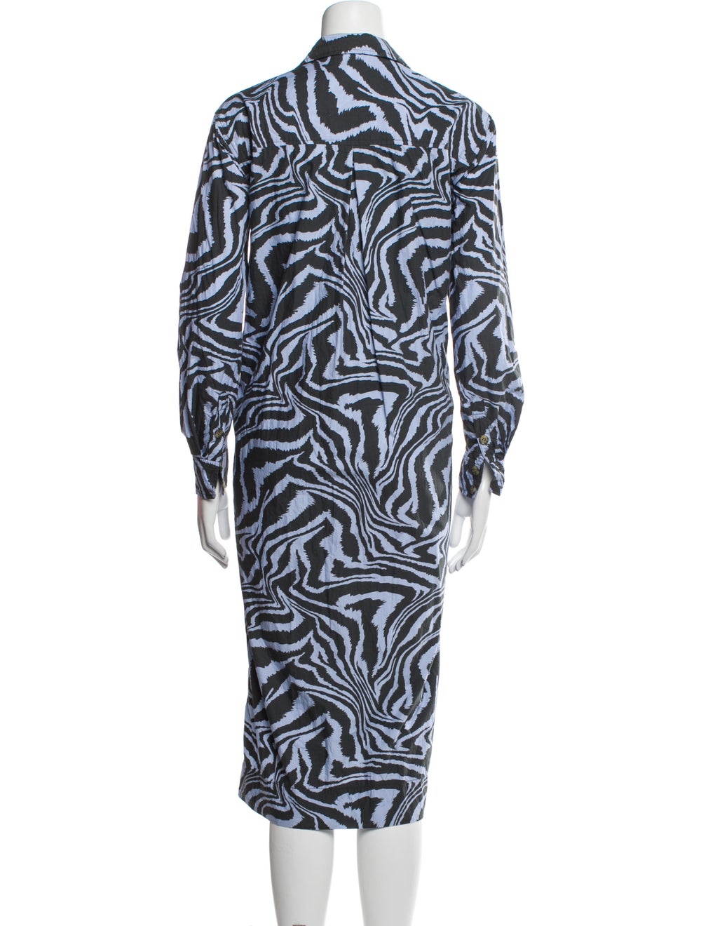 Ganni Printed Midi Length Dress - image 3