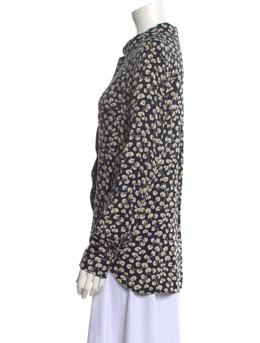 Ganni Printed Long Sleeve Blouse - image 2