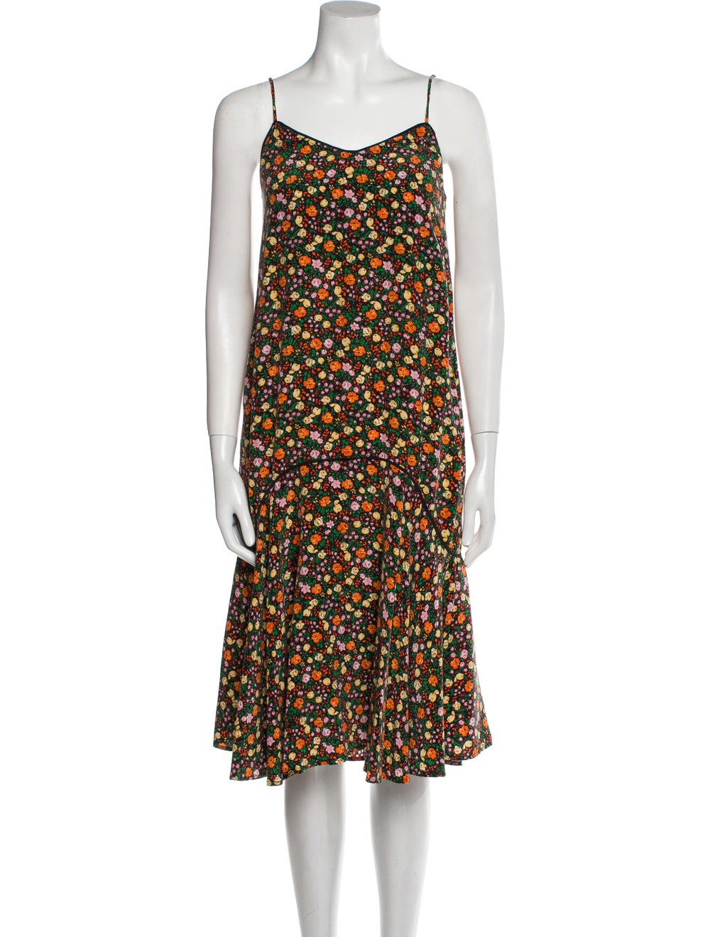 Ganni Silk Midi Length Dress - image 1