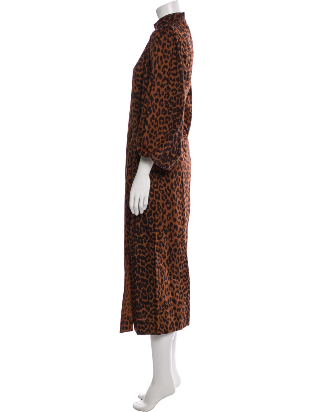 Ganni Animal Print Long Dress w/ Tags - image 2
