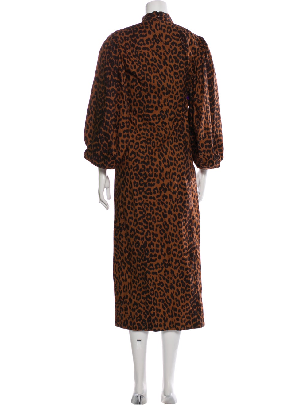 Ganni Animal Print Long Dress w/ Tags - image 3