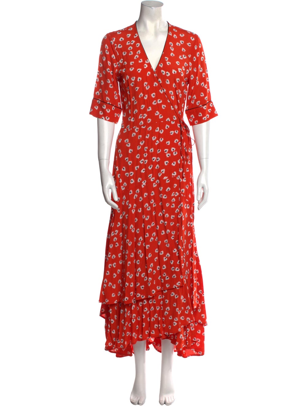 Ganni Floral Print Long Dress - image 1