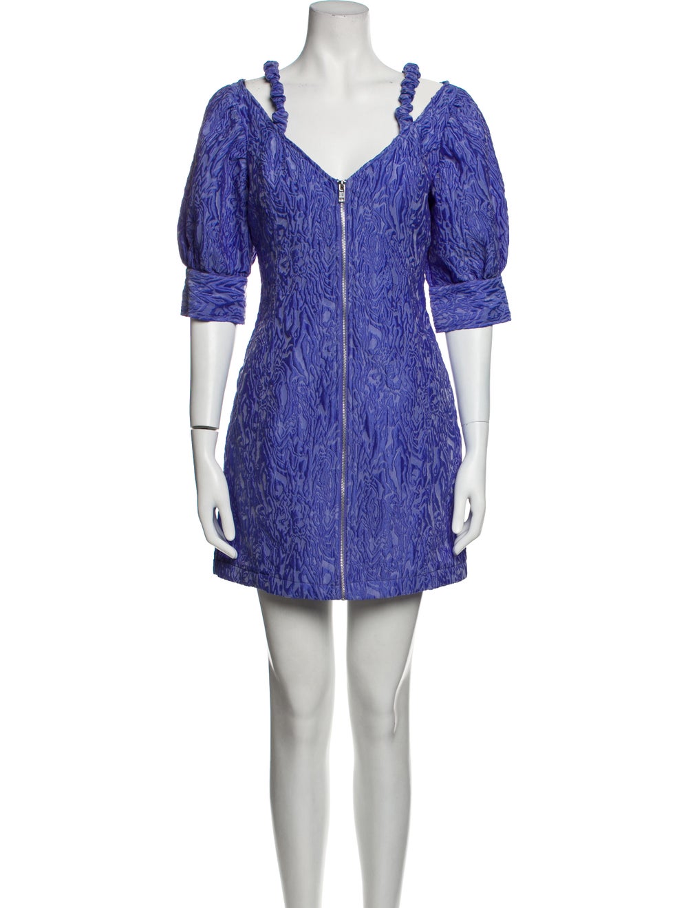 Ganni Printed Mini Dress - image 1
