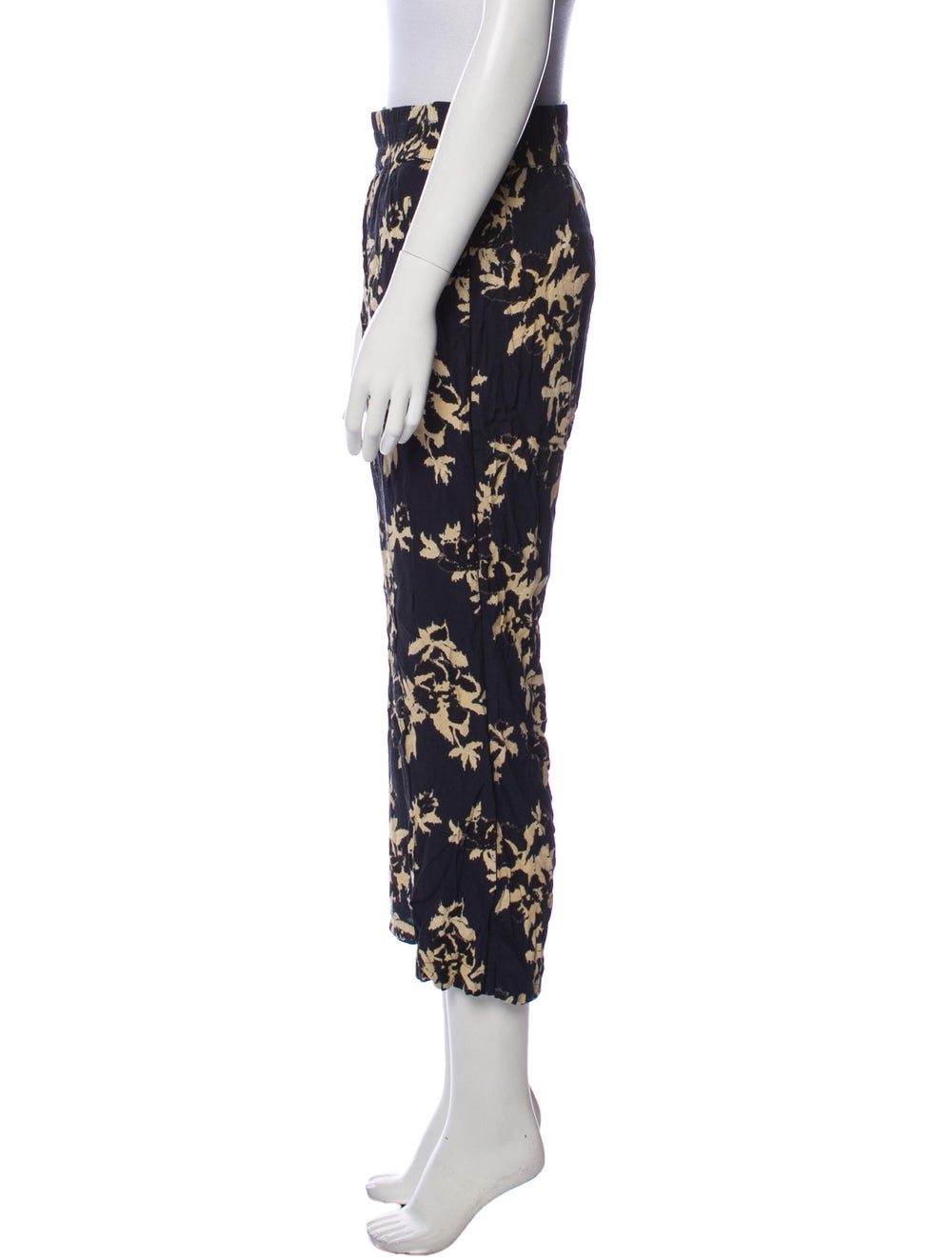 Ganni Floral Print Wide Leg Pants - image 2