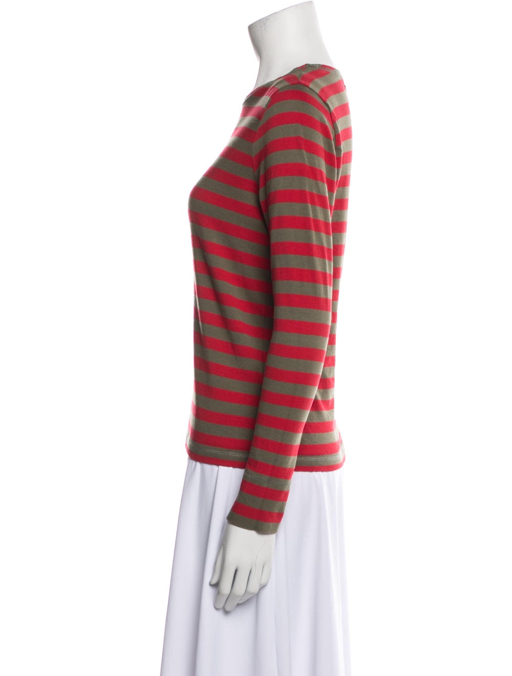 Ganni Striped Crew Neck Sweatshirt - image 2