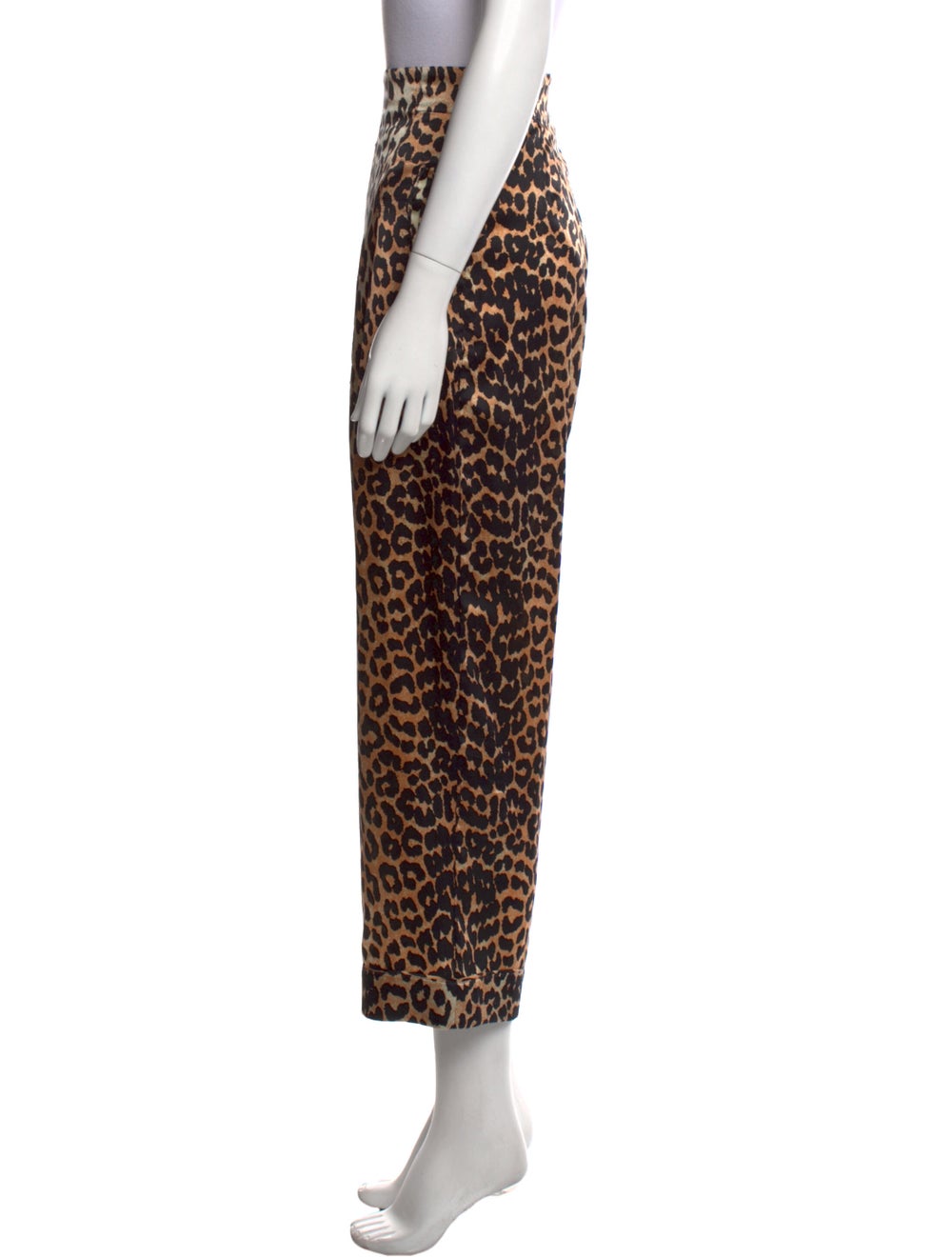 Ganni Silk Wide Leg Pants - image 2