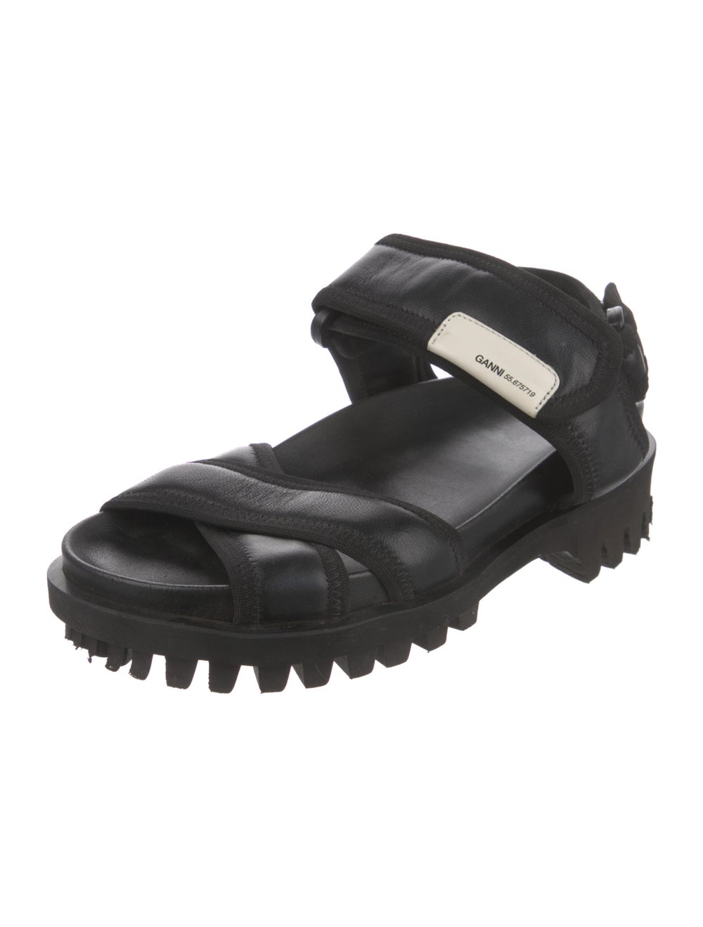 Ganni Leather Sandals - image 2