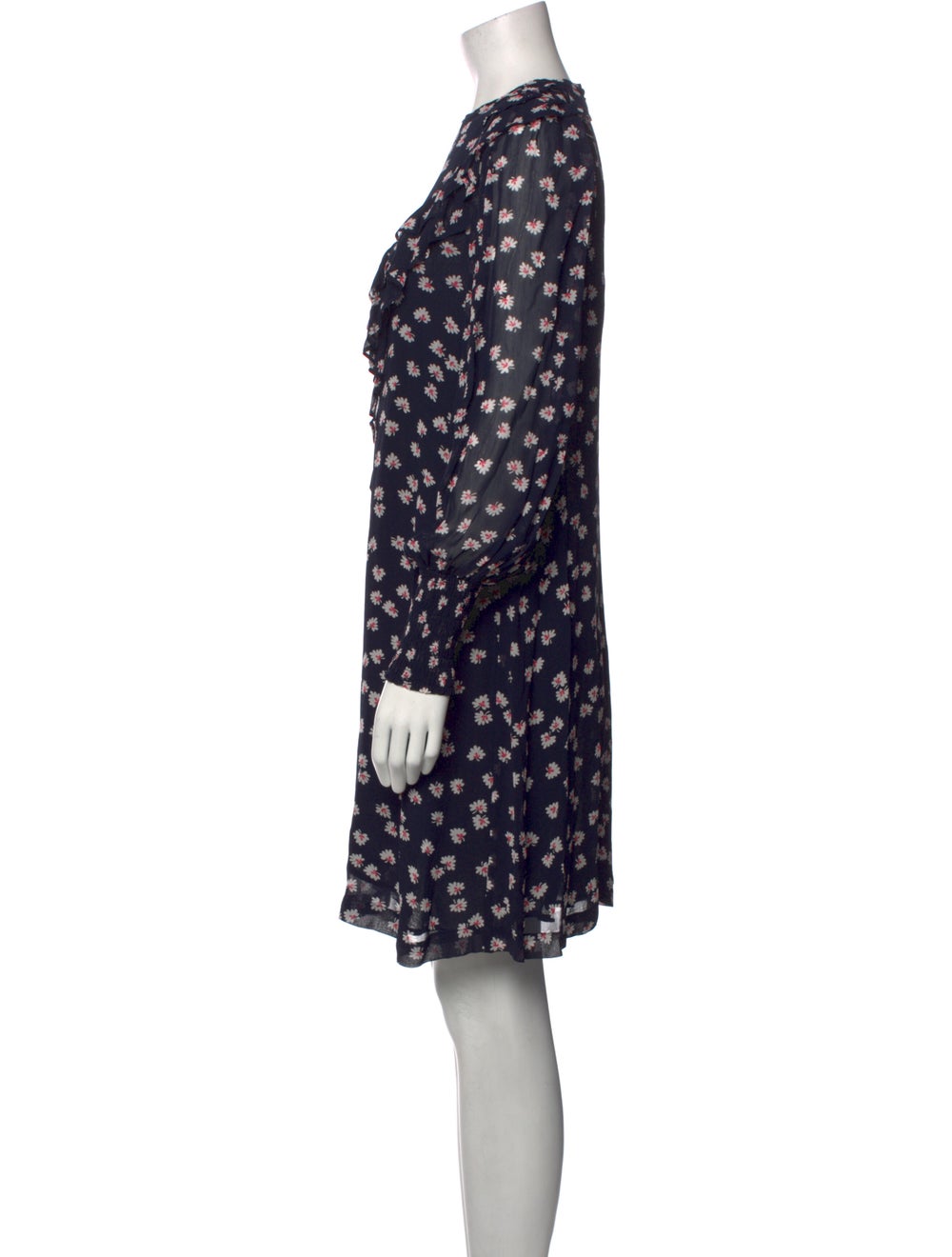 Ganni Floral Print Knee-Length Dress - image 2