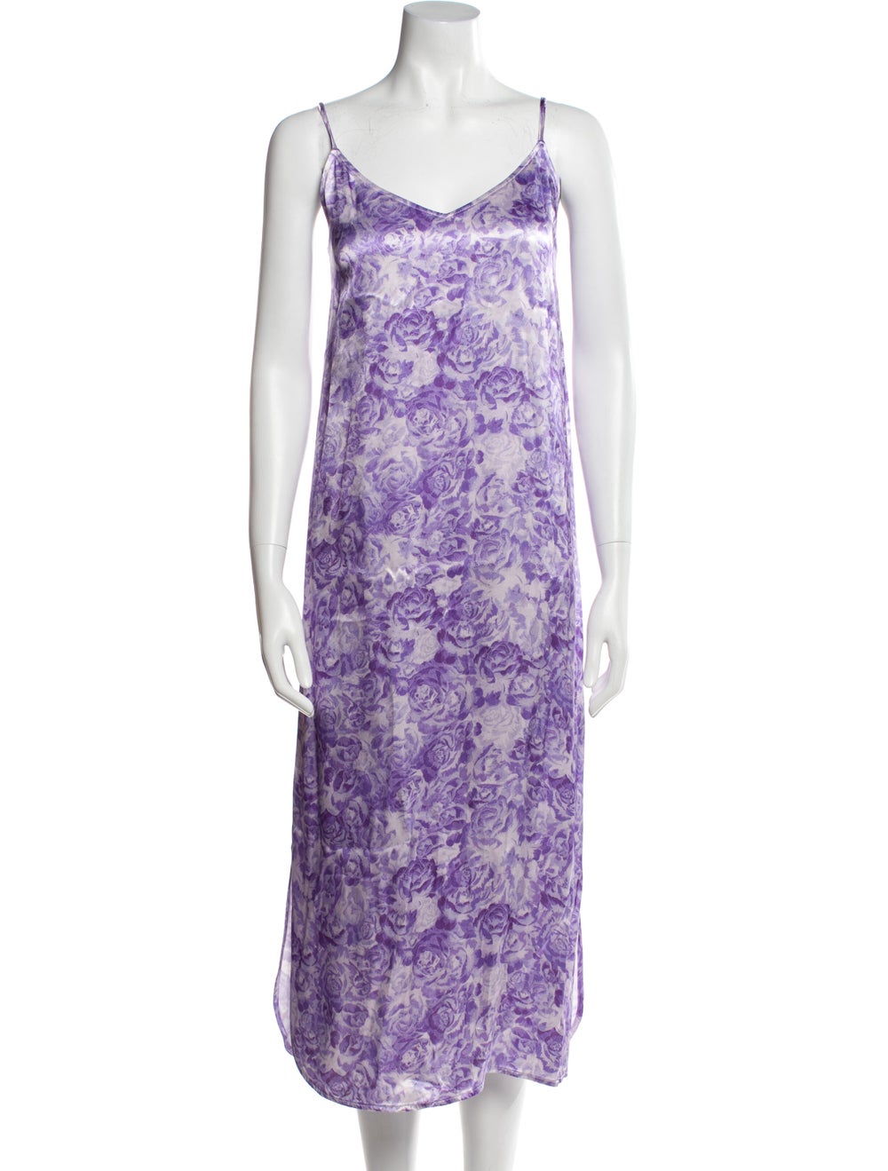 Ganni Floral Print Long Dress - image 1