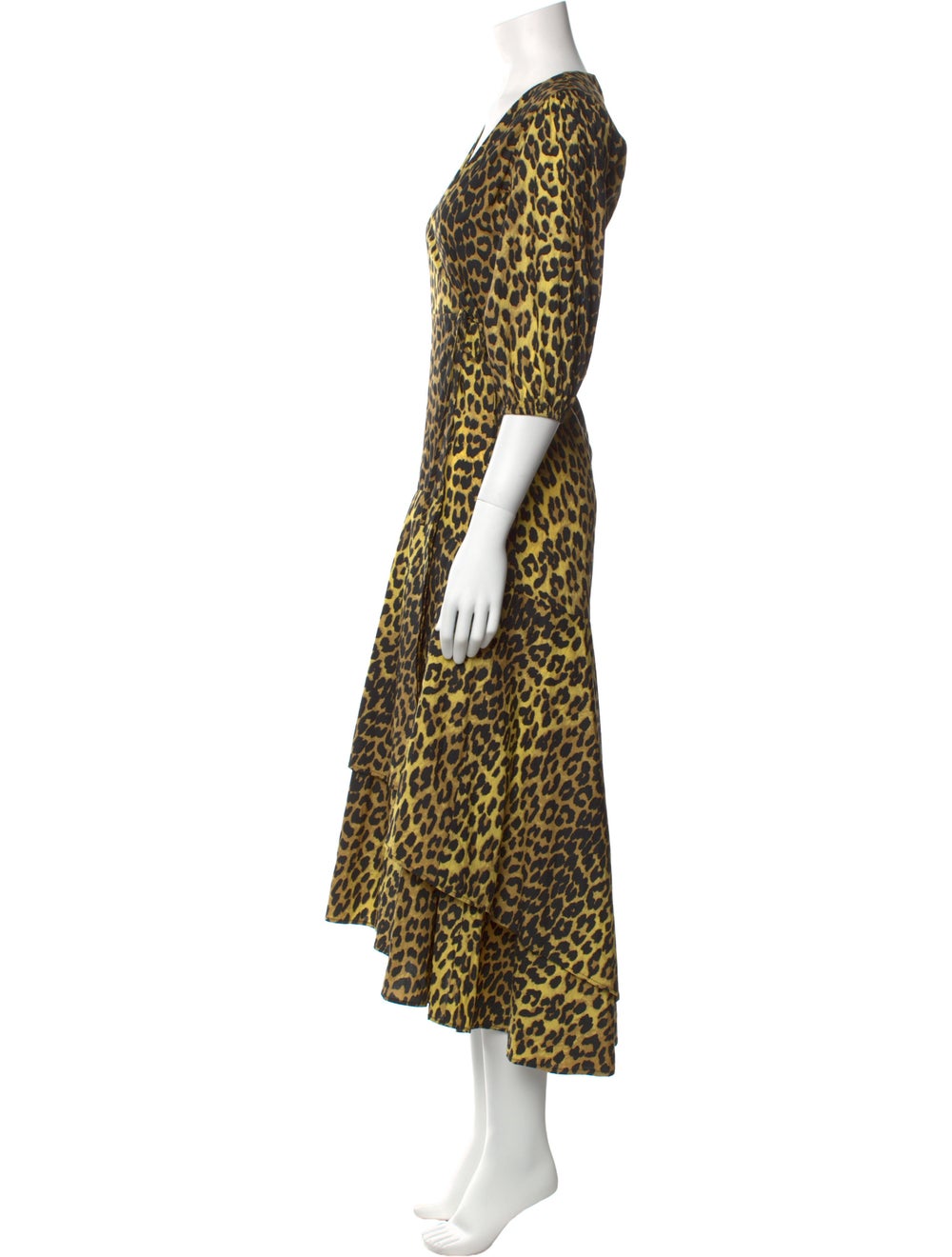Ganni Animal Print Long Dress - image 2