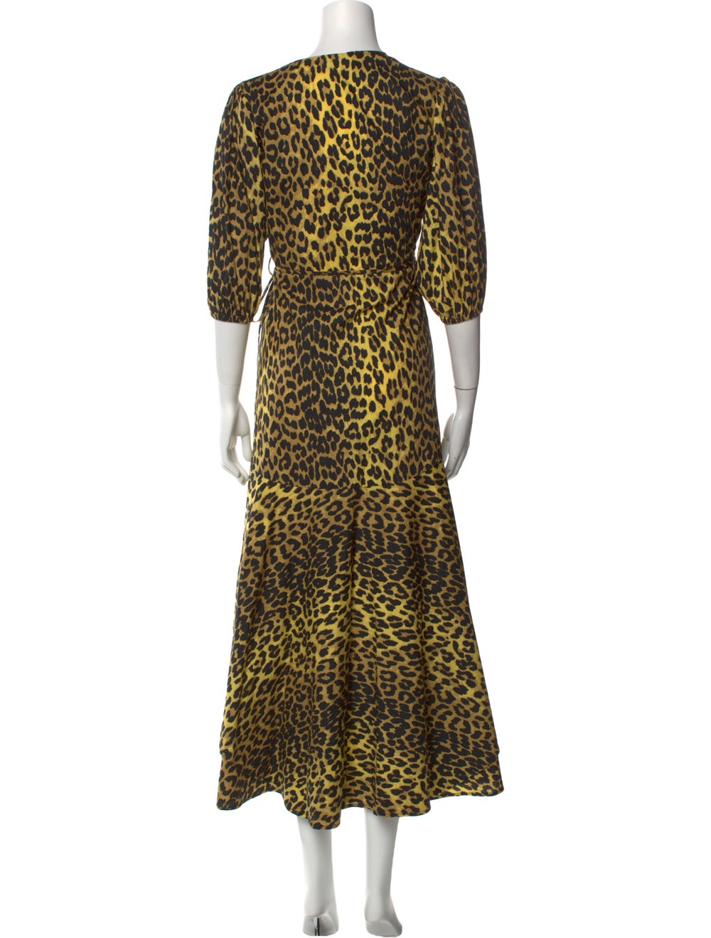 Ganni Animal Print Long Dress - image 3