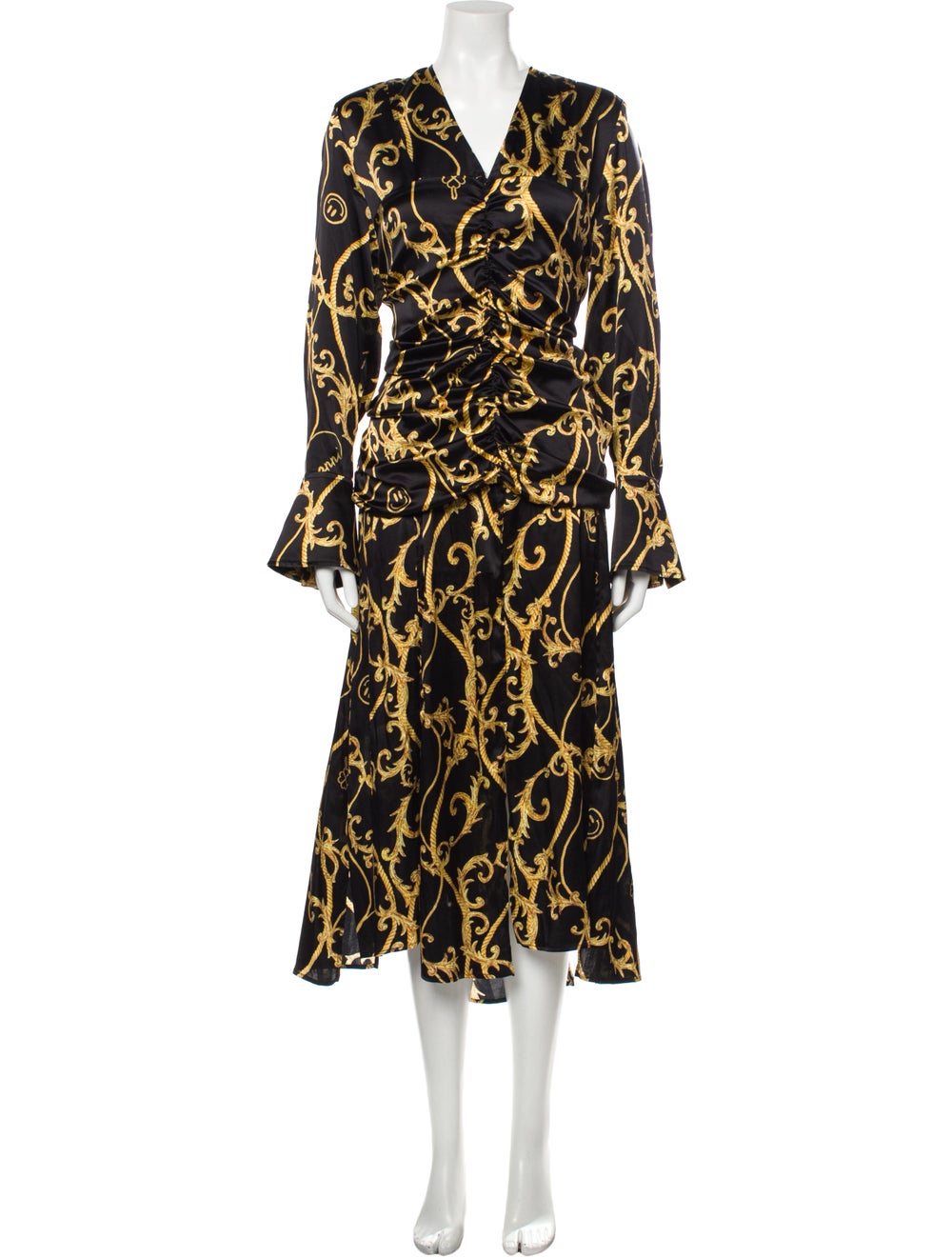 Ganni Silk Long Dress w/ Tags - image 1