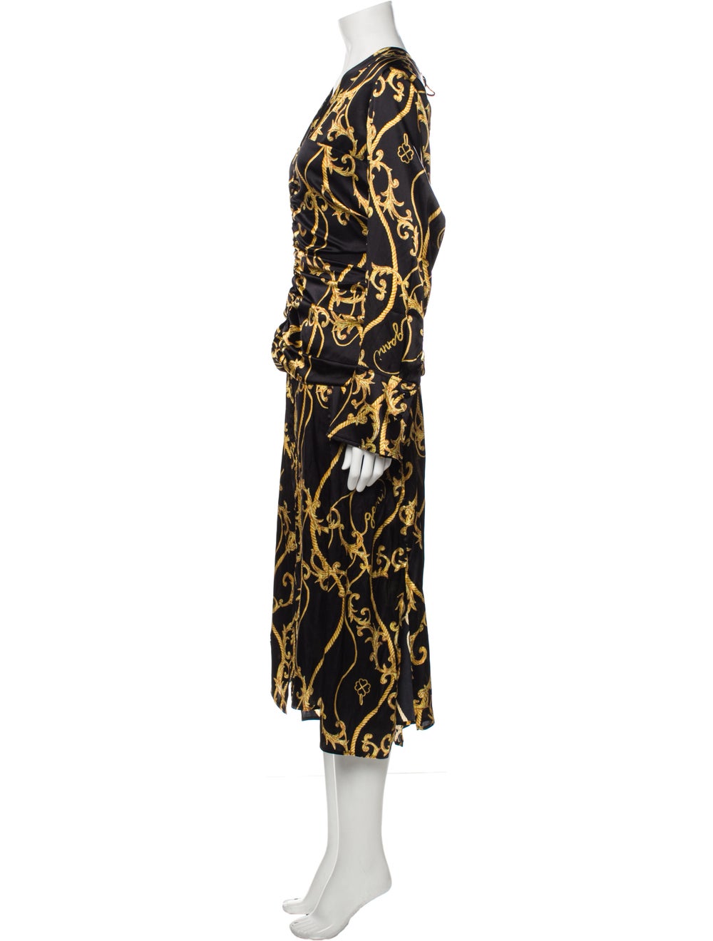 Ganni Silk Long Dress w/ Tags - image 2