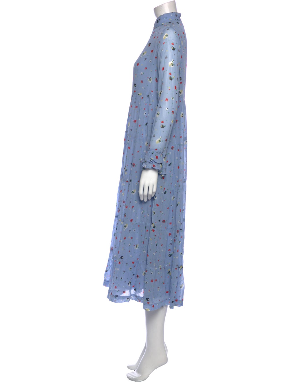Ganni Floral Print Long Dress - image 2