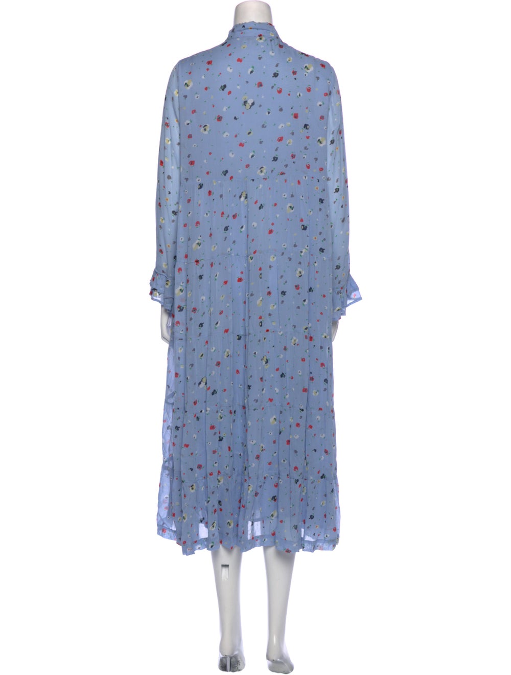 Ganni Floral Print Long Dress - image 3