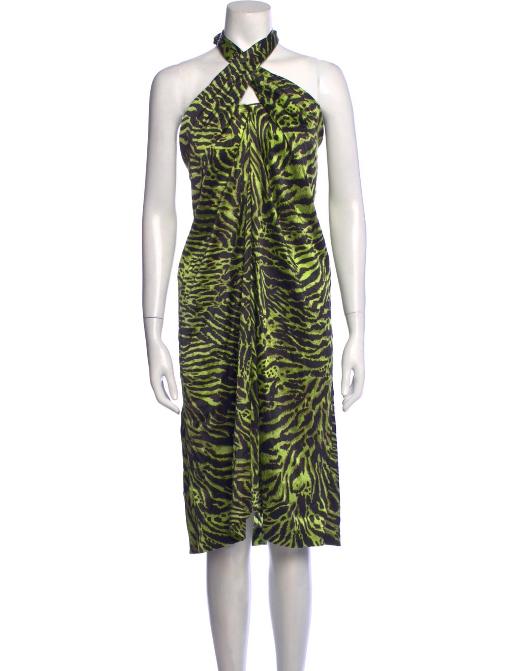 Ganni Silk Midi Length Dress - image 1