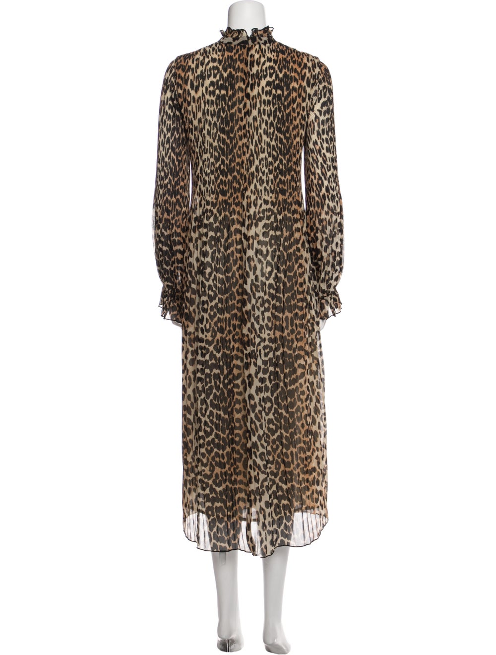 Ganni Animal Print Long Dress - image 3