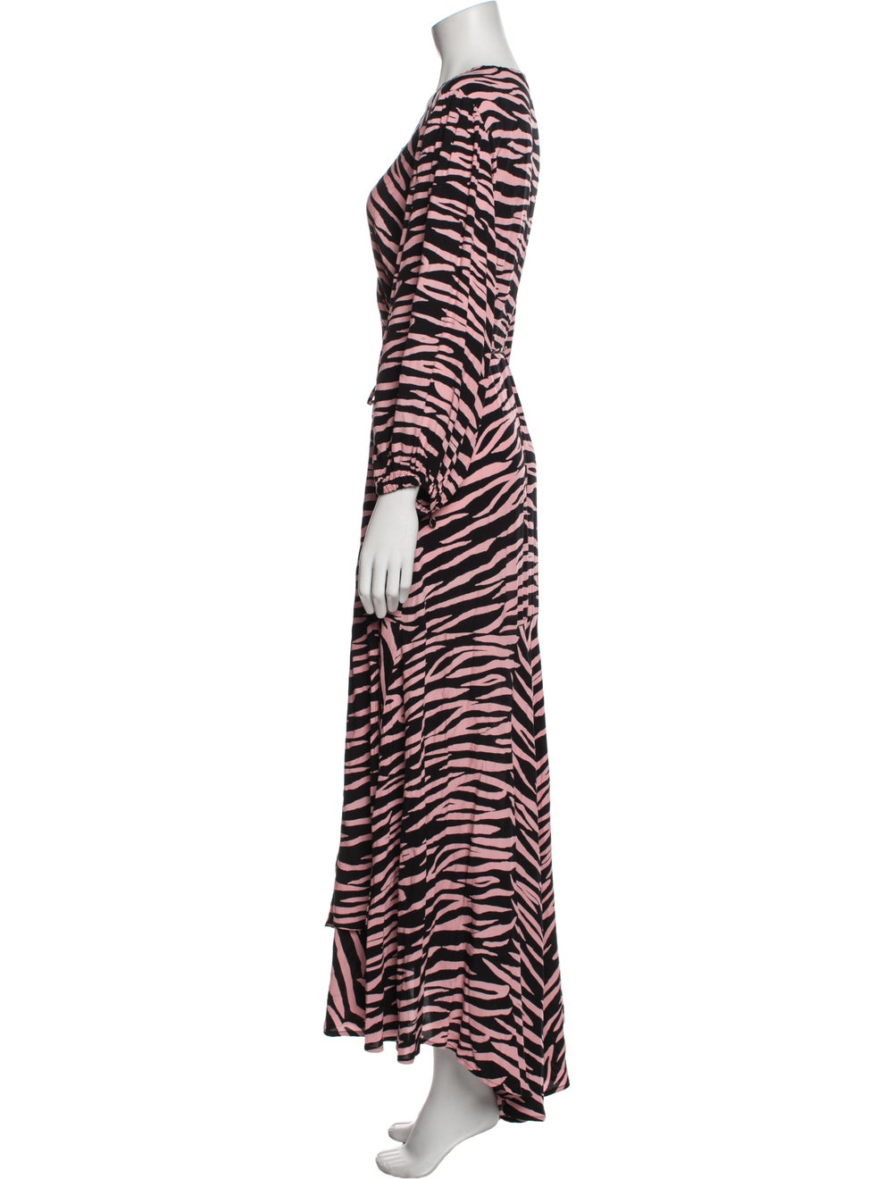 Ganni Animal Print Long Dress - image 2