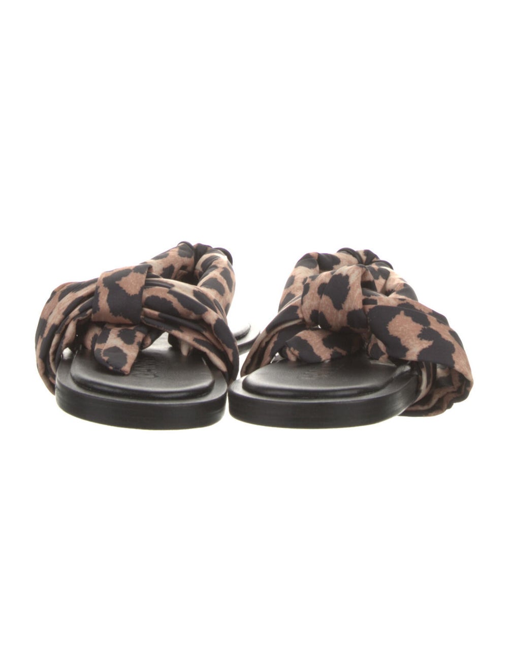 Ganni Animal Print Gladiator Sandals - image 4