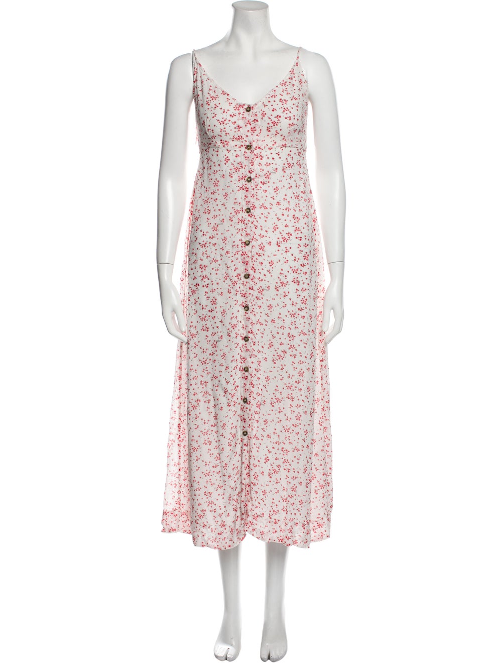 Ganni Floral Print Long Dress - image 1