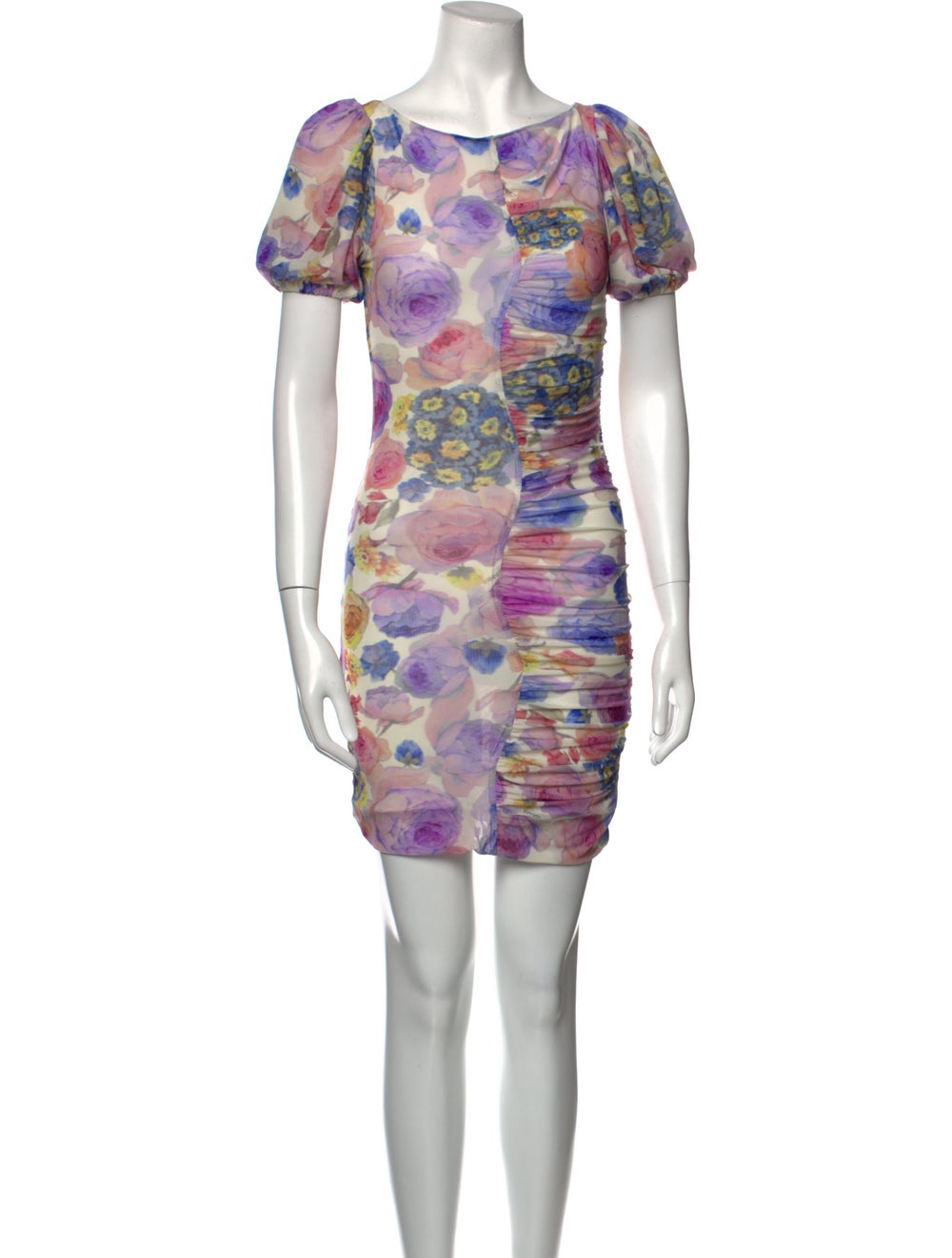Ganni Printed Mini Dress - image 1