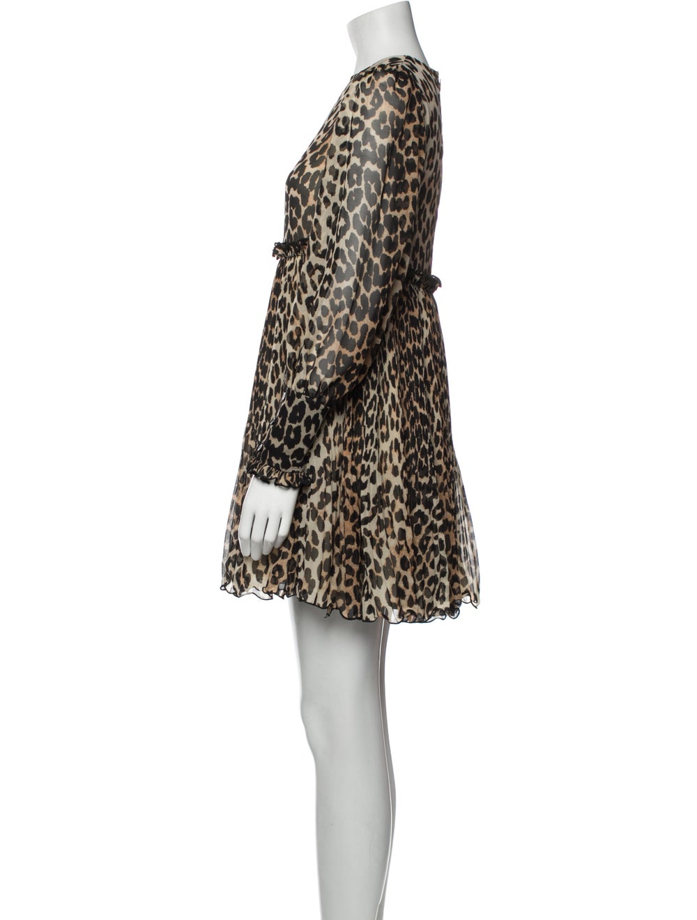 Ganni Animal Print Mini Dress w/ Tags - image 2