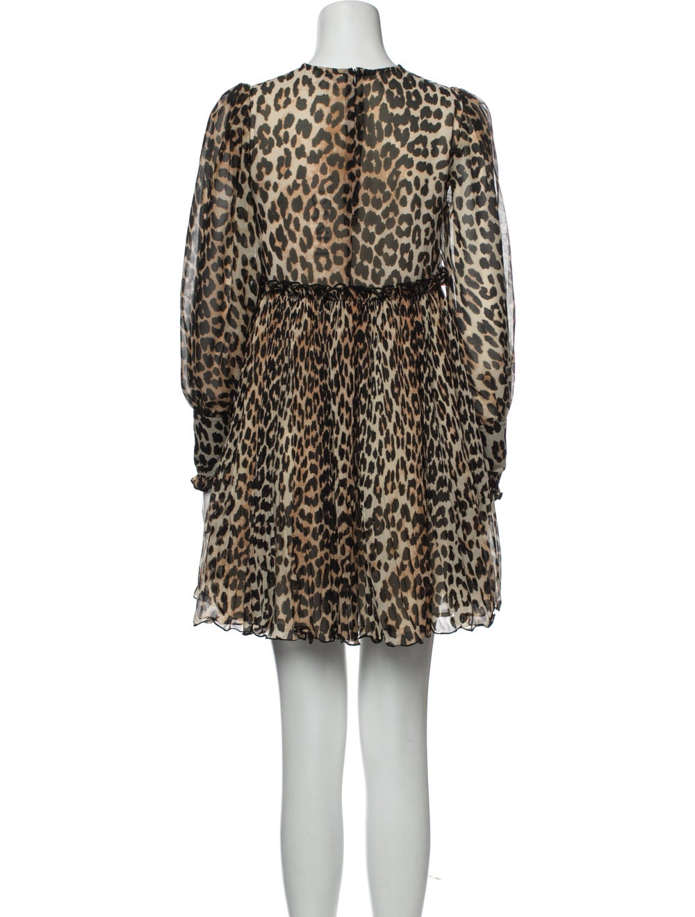 Ganni Animal Print Mini Dress w/ Tags - image 3