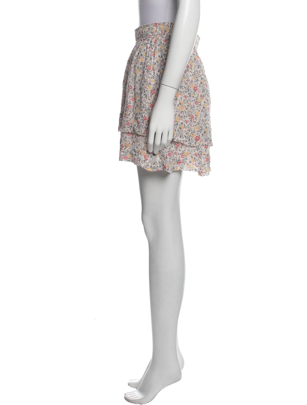 Ganni Floral Print Mini Skirt - image 2