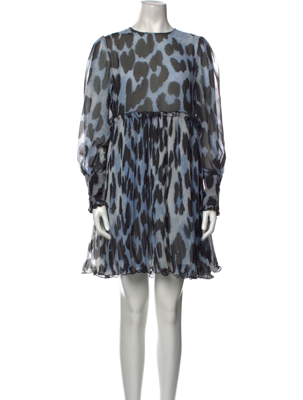 Ganni Animal Print Mini Dress - image 1