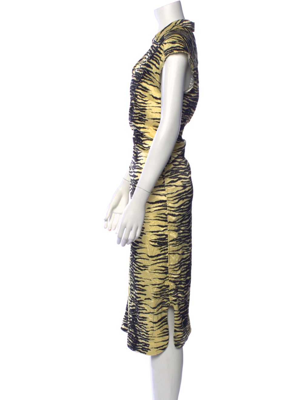 Ganni Animal Print Long Dress - image 2