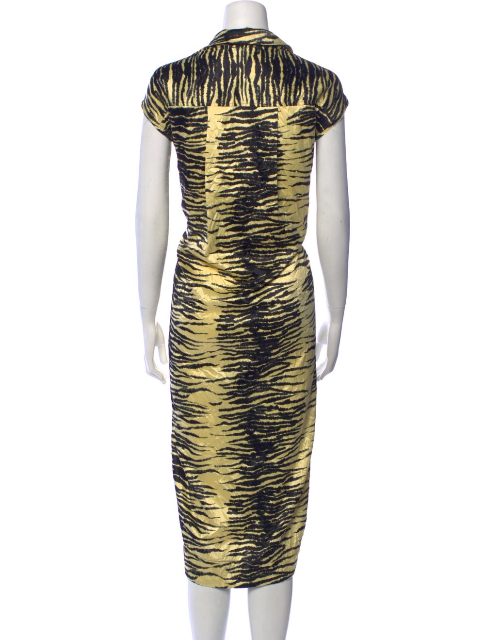 Ganni Animal Print Long Dress - image 3