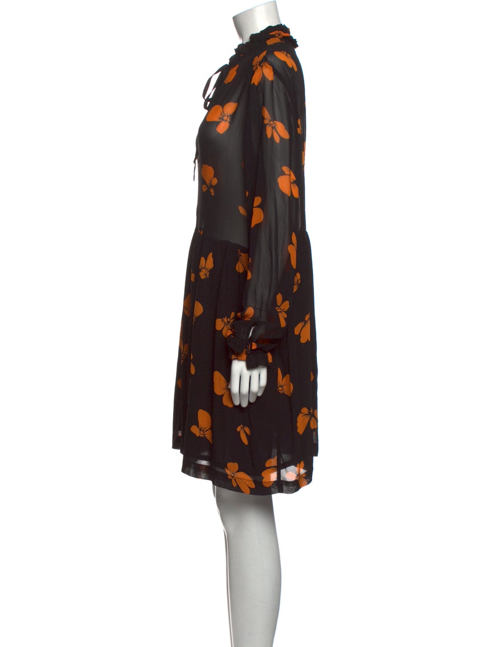 Ganni Floral Print Mini Dress - image 2