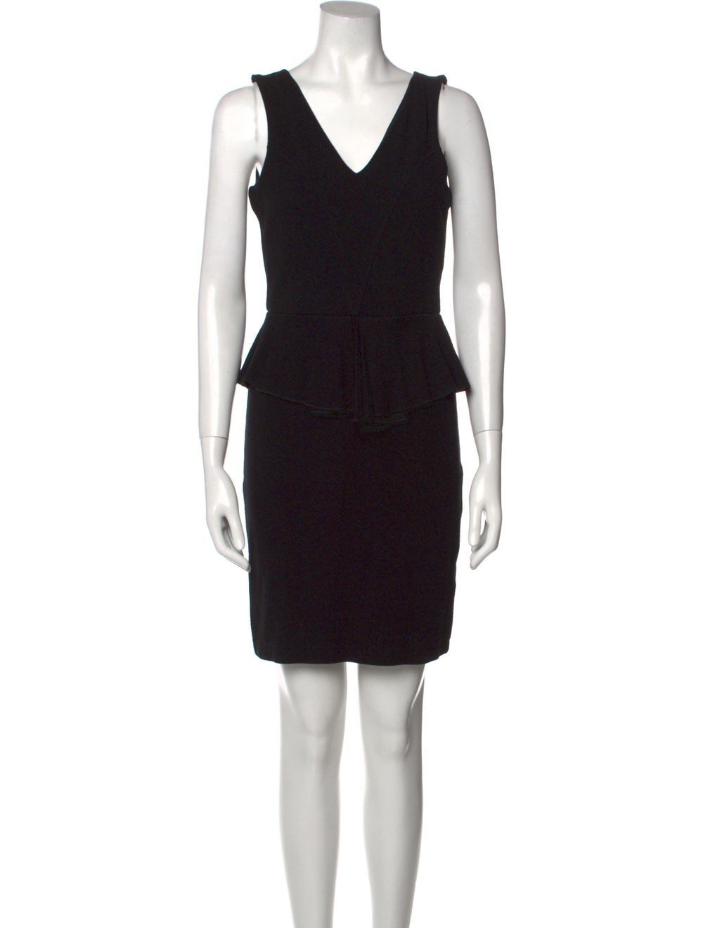 Ganni V-Neck Mini Dress - image 1