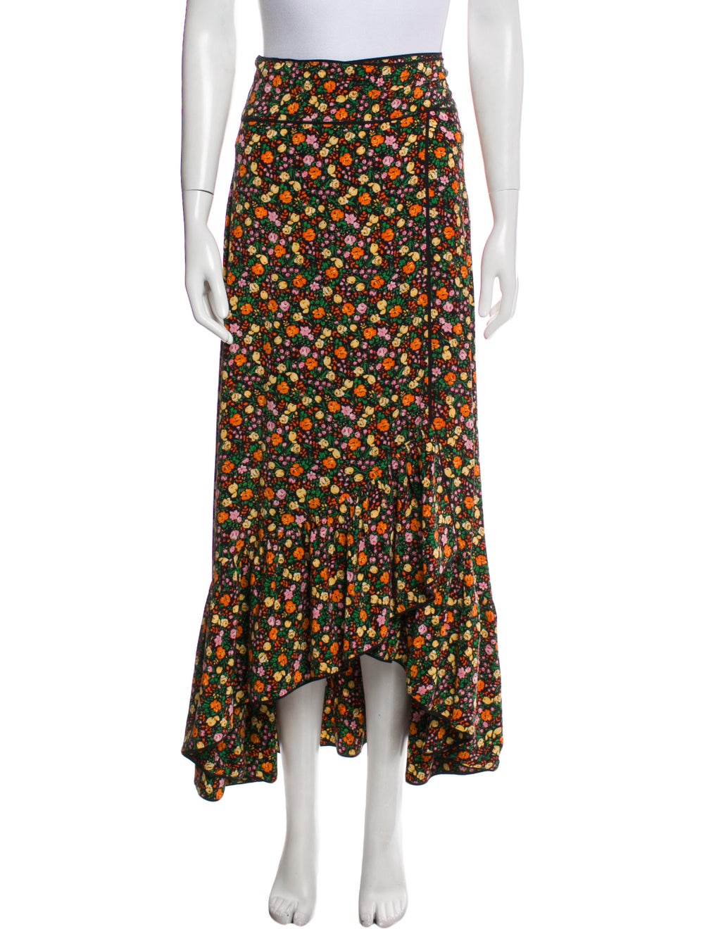Ganni Silk Long Skirt - image 1