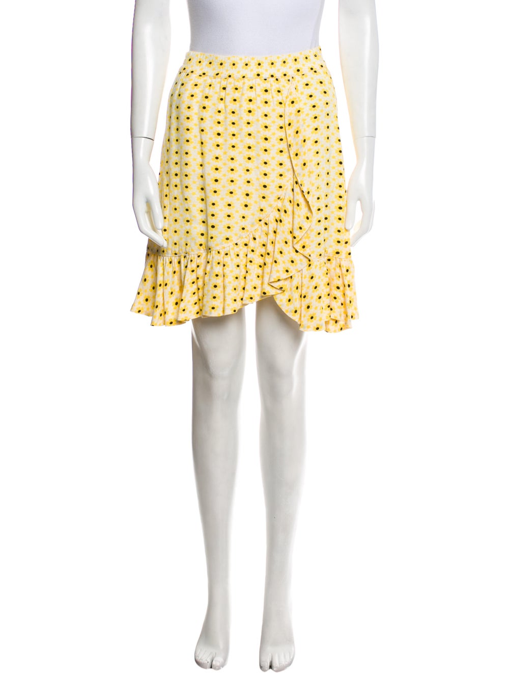 Ganni Floral Print Mini Skirt - image 1